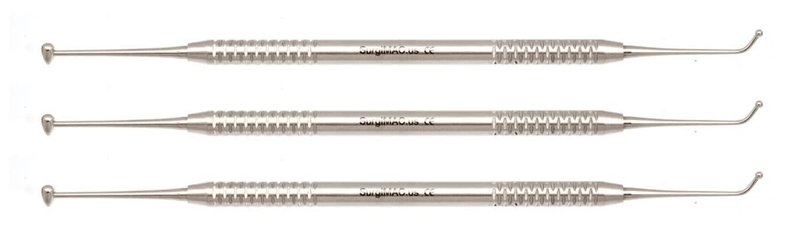 SurgiMac | SurgiMac #27/29 Ball-Football Double-Ended Burnisher, Hollow Handle, Stainless Steel, 1/Pk | 11-685-3
