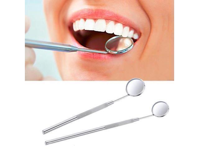 SurgiMac | Dental Mirror #5 with Handle 6.5", Dentist Tool for Teeth Cleaning Inspection by SurgiMac | 10-107-1