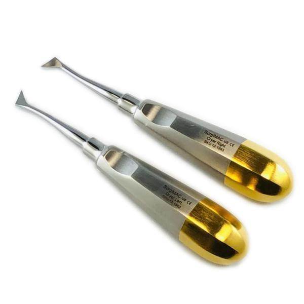 SurgiMac | Cryer #44 and #45 Root Elevators, Set of Left & Right with Smooth by SurgiMac | 12-1943 and 12-1944