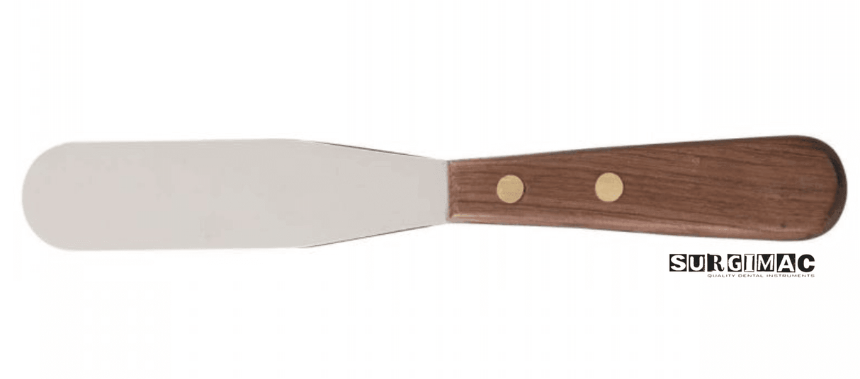 SurgiMac | SurgiMac #10R Spatula Stainless Steel Flexible Blade, Wooden Handle, 1/Pk | Mac20-10r