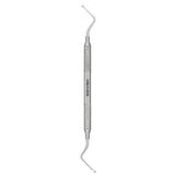 SurgiMac | SurgiMac #10 Miller Surgical Curette, non-serrated ends, Stainless Steel, Air Series, 1/Pk. Mirror image ends. The terminal shank is angled at 40° and has a 35mm reach. 3 mm wide spoon | 10-518