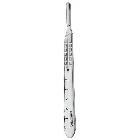 SurgiMac | Scalpel Handle #4, with Rule Stainless Steel by SurgiMac | 16-2454-P