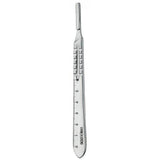 SurgiMac | Scalpel Handle #4, with Rule Stainless Steel by SurgiMac | 16-2454-P