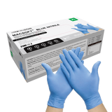 Nitrile Exam Gloves MacSoft by SurgiMac | Blue | Chemo Tested | 200 Count