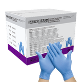 Nitrile Exam Gloves MacSoft by SurgiMac | Blue | Chemo Tested | 100 Count